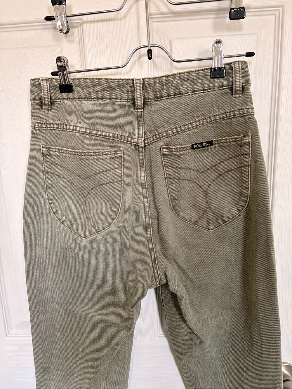 Rolla’s Dusters High Rise Slim | Olive - Picture 6 of 11